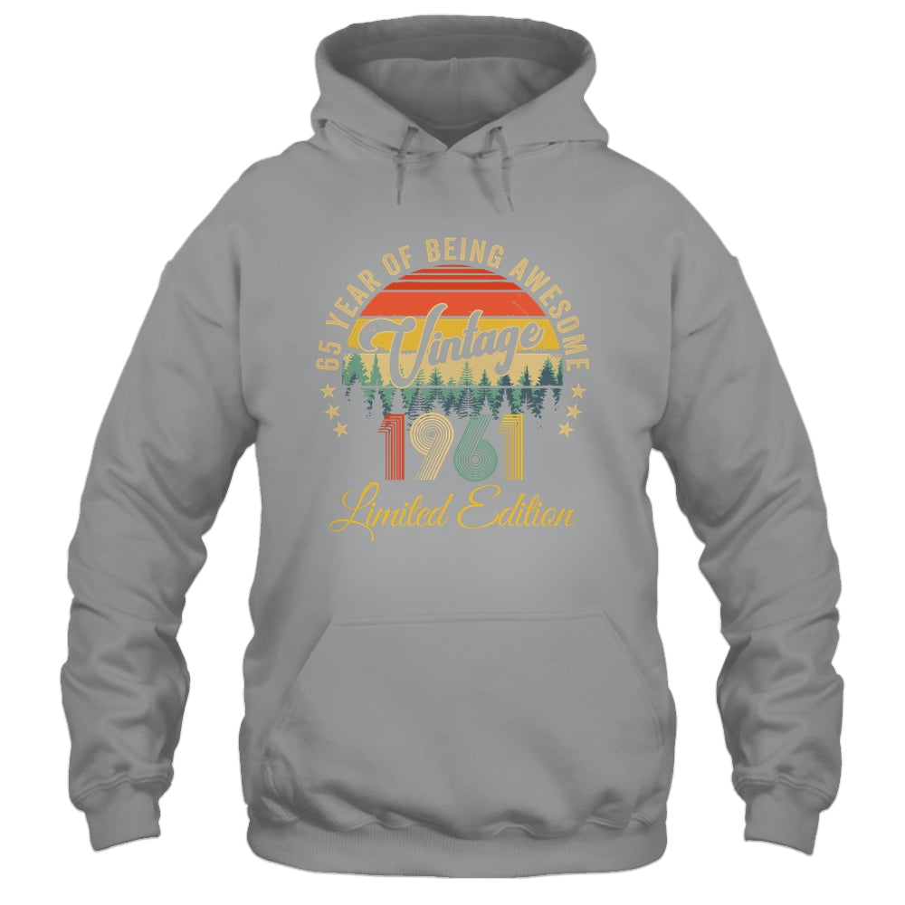 Vintage 1961 Limited Edition 65 Years Old 65th Birthday Shirt & Hoodie | siriusteestore