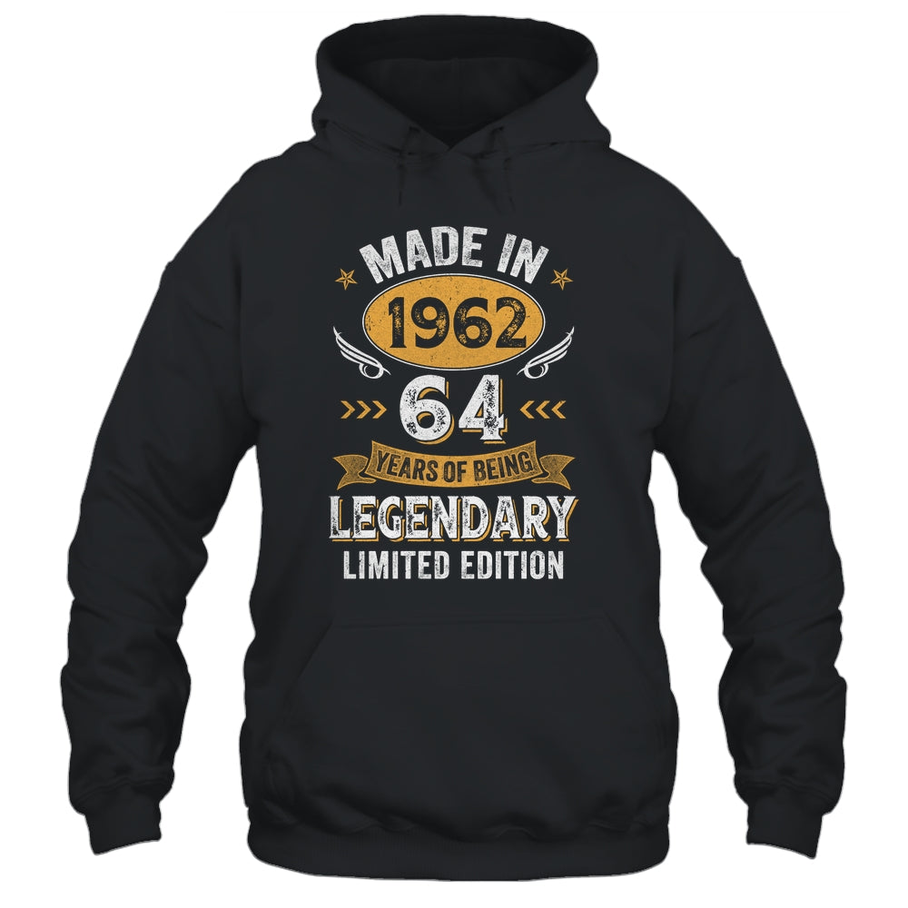 Vintage 1962 64 Years Old Birthday 64th Birthday Men Women Shirt & Hoodie | siriusteestore