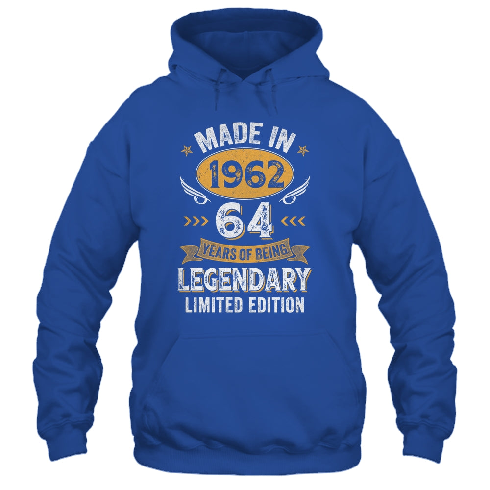 Vintage 1962 64 Years Old Birthday 64th Birthday Men Women Shirt & Hoodie | siriusteestore