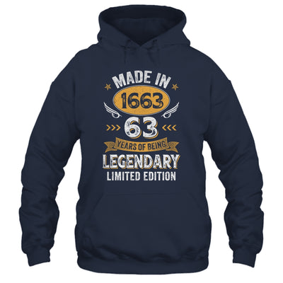 Vintage 1963 63 Years Old Birthday 63rd Birthday Men Women Shirt & Hoodie | siriusteestore