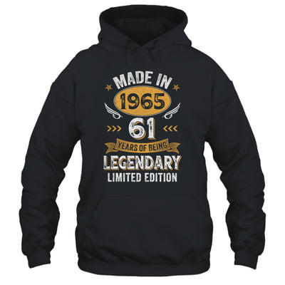 Vintage 1965 61 Years Old Birthday 61st Birthday Men Women Shirt & Hoodie | siriusteestore