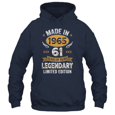 Vintage 1965 61 Years Old Birthday 61st Birthday Men Women Shirt & Hoodie | siriusteestore