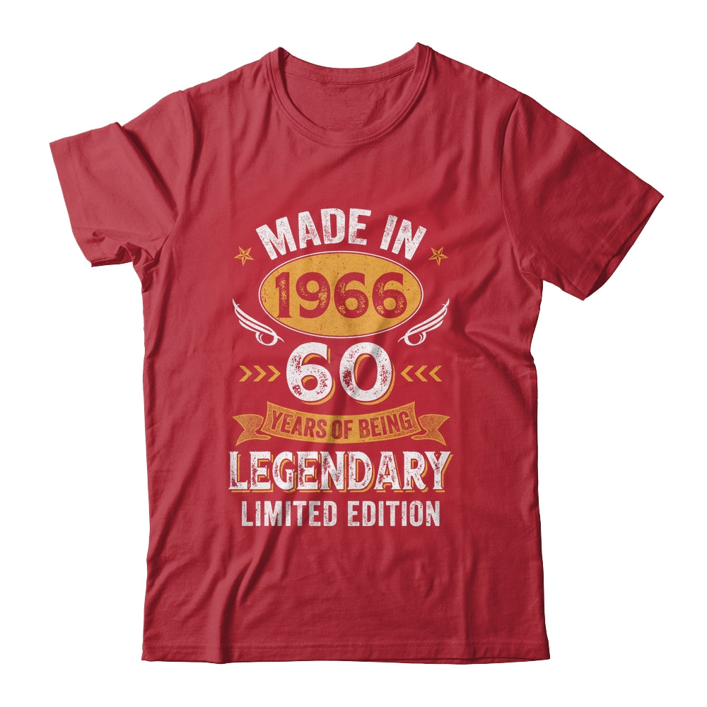 Vintage 1966 60 Years Old Birthday 60th Birthday Men Women Shirt & Hoodie | siriusteestore