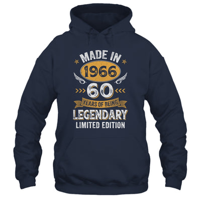 Vintage 1966 60 Years Old Birthday 60th Birthday Men Women Shirt & Hoodie | siriusteestore