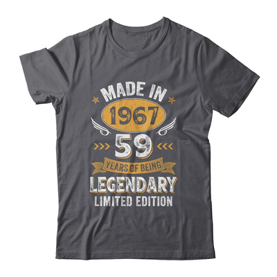 Vintage 1967 59 Years Old Birthday 59th Birthday Men Women Shirt & Hoodie | siriusteestore