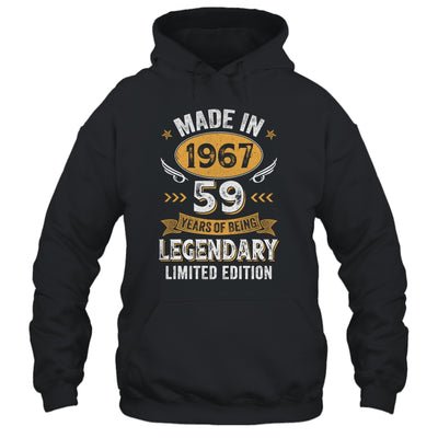 Vintage 1967 59 Years Old Birthday 59th Birthday Men Women Shirt & Hoodie | siriusteestore