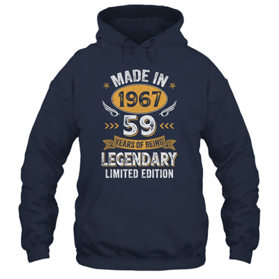Vintage 1967 59 Years Old Birthday 59th Birthday Men Women Shirt & Hoodie | siriusteestore