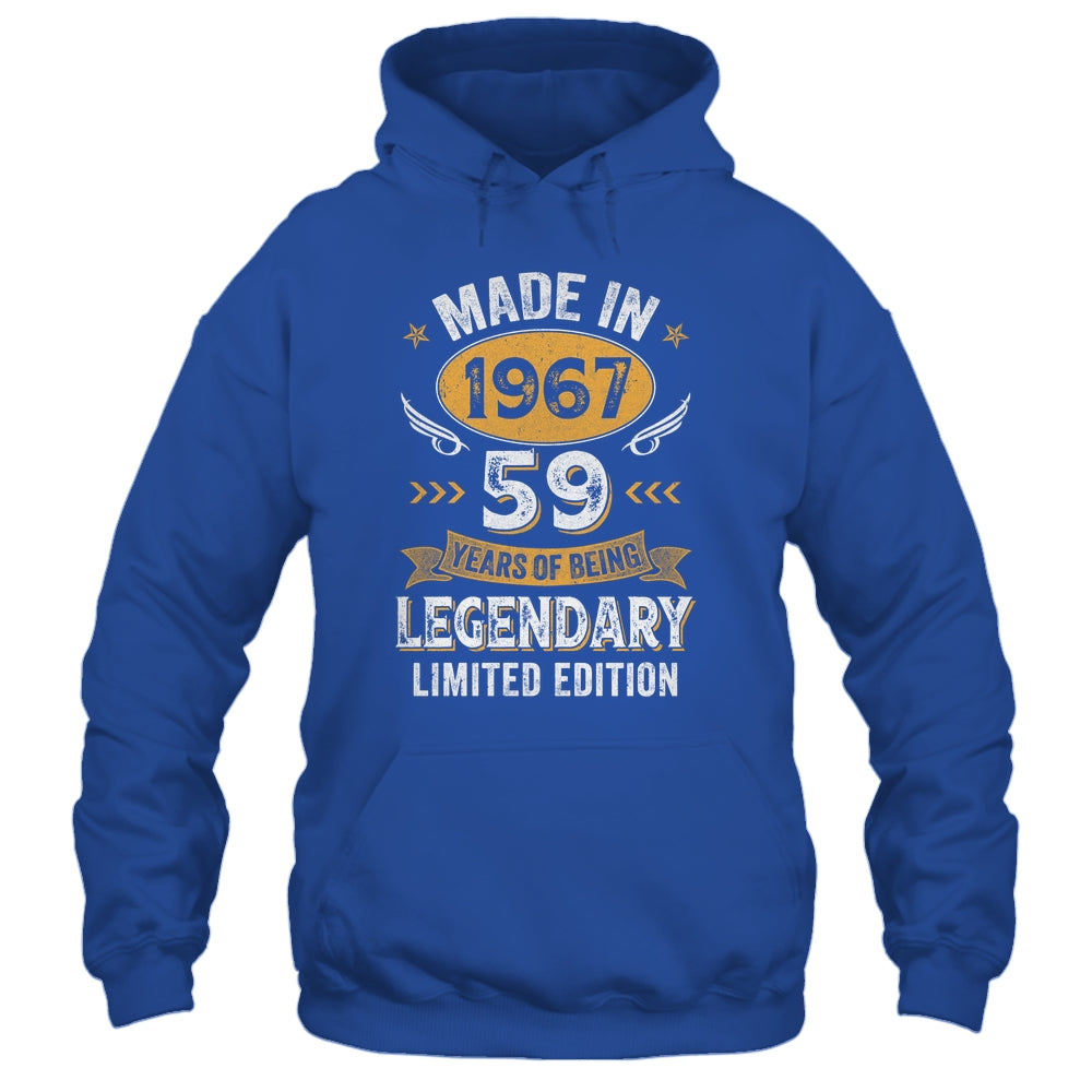 Vintage 1967 59 Years Old Birthday 59th Birthday Men Women Shirt & Hoodie | siriusteestore
