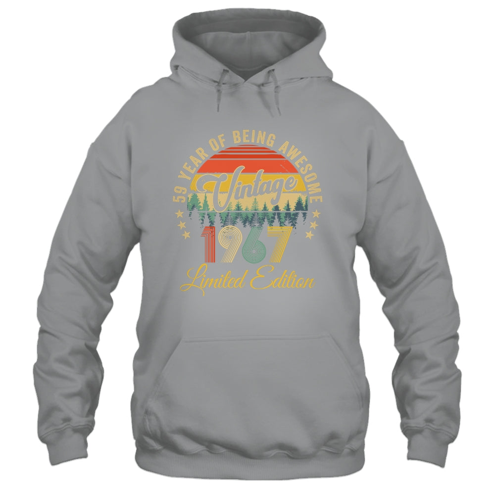Vintage 1967 Limited Edition 59 Years Old 59th Birthday Shirt & Hoodie | siriusteestore