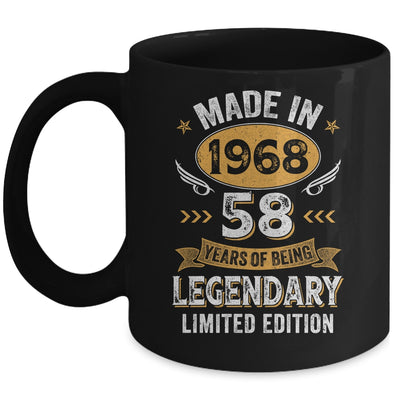 Vintage 1968 58 Years Old Birthday 58th Birthday Men Women Mug | siriusteestore