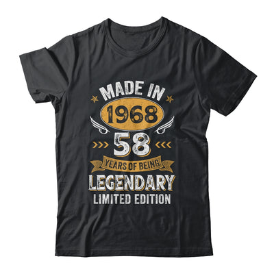 Vintage 1968 58 Years Old Birthday 58th Birthday Men Women Shirt & Hoodie | siriusteestore