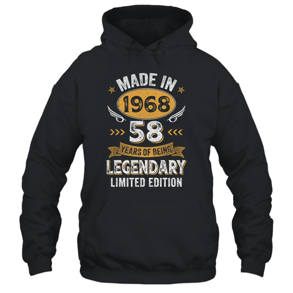 Vintage 1968 58 Years Old Birthday 58th Birthday Men Women Shirt & Hoodie | siriusteestore