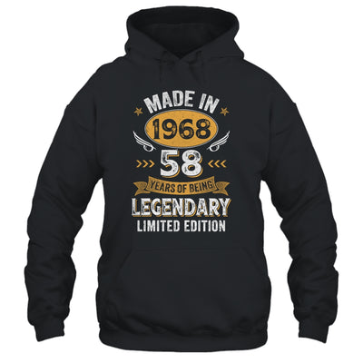 Vintage 1968 58 Years Old Birthday 58th Birthday Men Women Shirt & Hoodie | siriusteestore