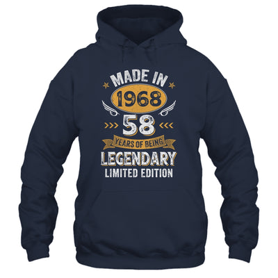 Vintage 1968 58 Years Old Birthday 58th Birthday Men Women Shirt & Hoodie | siriusteestore