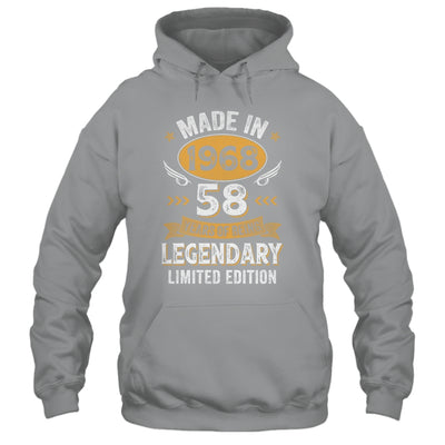 Vintage 1968 58 Years Old Birthday 58th Birthday Men Women Shirt & Hoodie | siriusteestore