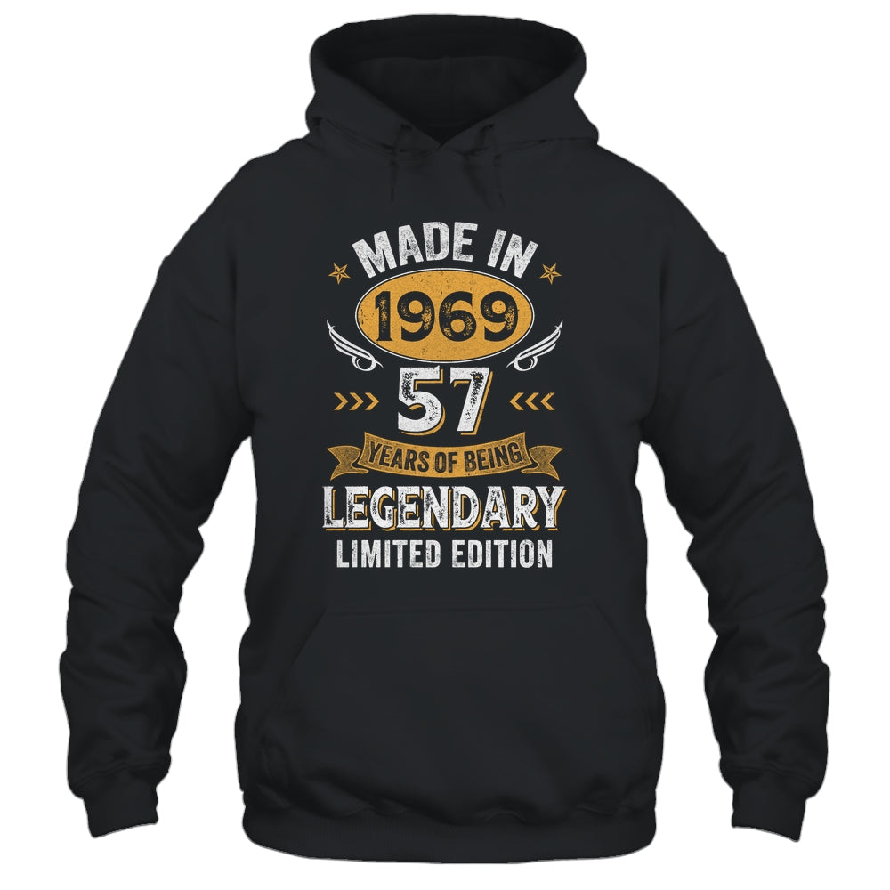 Vintage 1969 57 Years Old Birthday 57th Birthday Men Women Shirt & Hoodie | siriusteestore