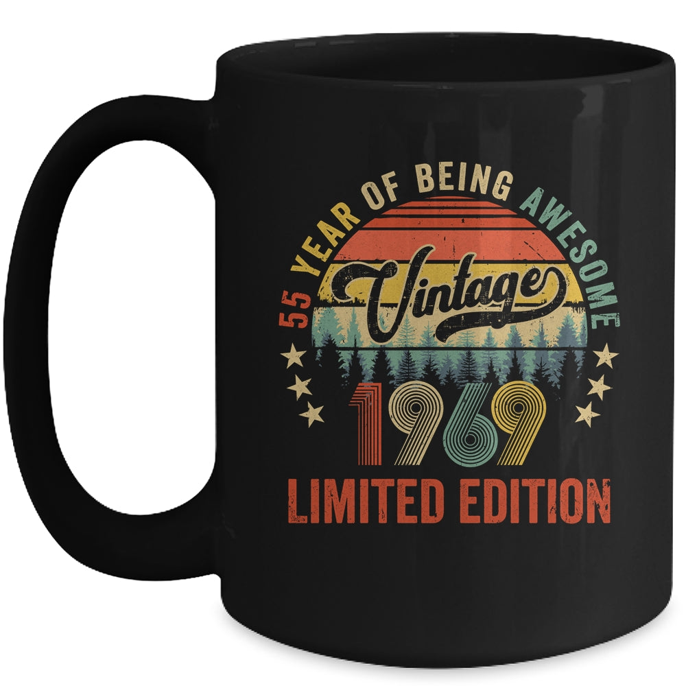 Vintage 1969 Limited Edition 55 Year Old 55th Birthday Mug | siriusteestore