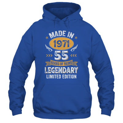 Vintage 1971 55 Years Old Birthday 55th Birthday Men Women Shirt & Hoodie | siriusteestore