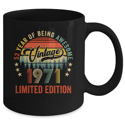 Vintage 1971 Limited Edition 53 Year Old 53rd Birthday Mug | siriusteestore