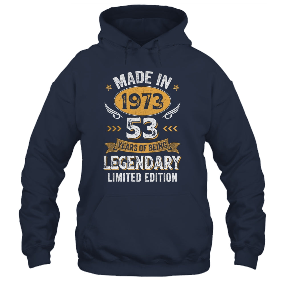 Vintage 1973 53 Years Old Birthday 53rd Birthday Men Women Shirt & Hoodie | siriusteestore