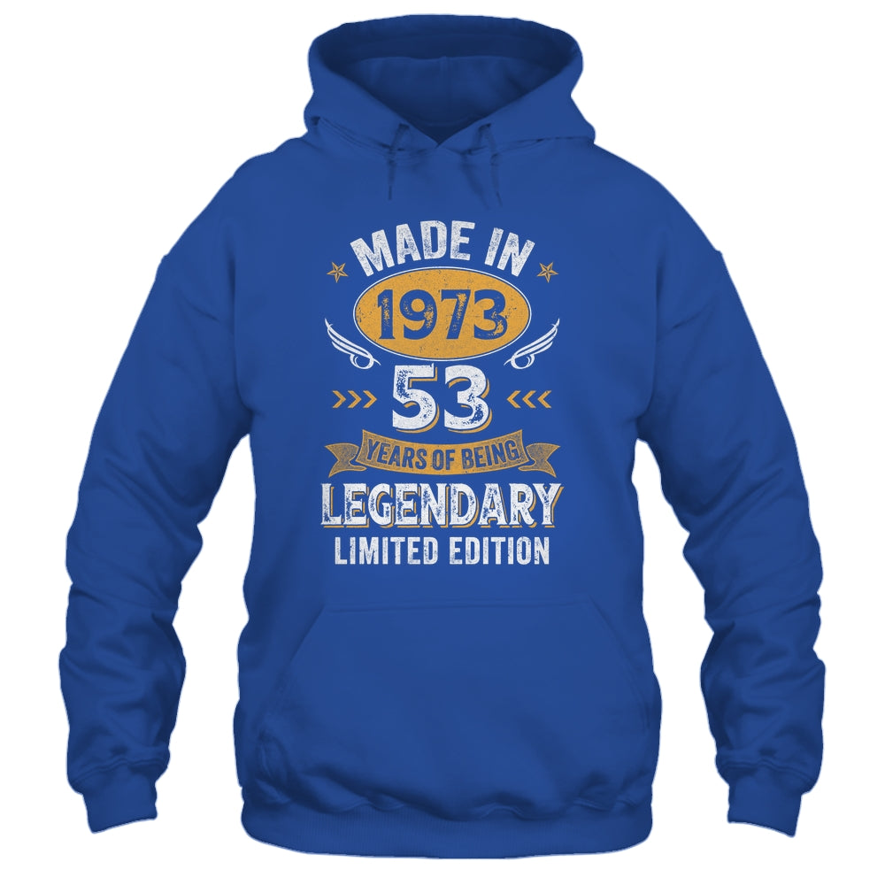 Vintage 1973 53 Years Old Birthday 53rd Birthday Men Women Shirt & Hoodie | siriusteestore