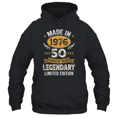 Vintage 1976 50 Years Old Birthday 50th Birthday Men Women Shirt & Hoodie | siriusteestore