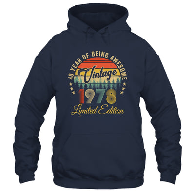 Vintage 1978 Limited Edition 48 Years Old 48th Birthday Shirt & Hoodie | siriusteestore