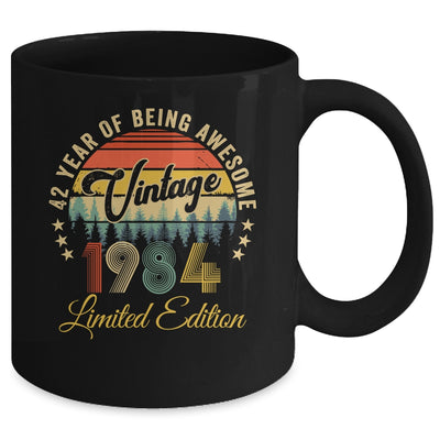 Vintage 1984 Limited Edition 42 Years Old 42nd Birthday Mug | siriusteestore