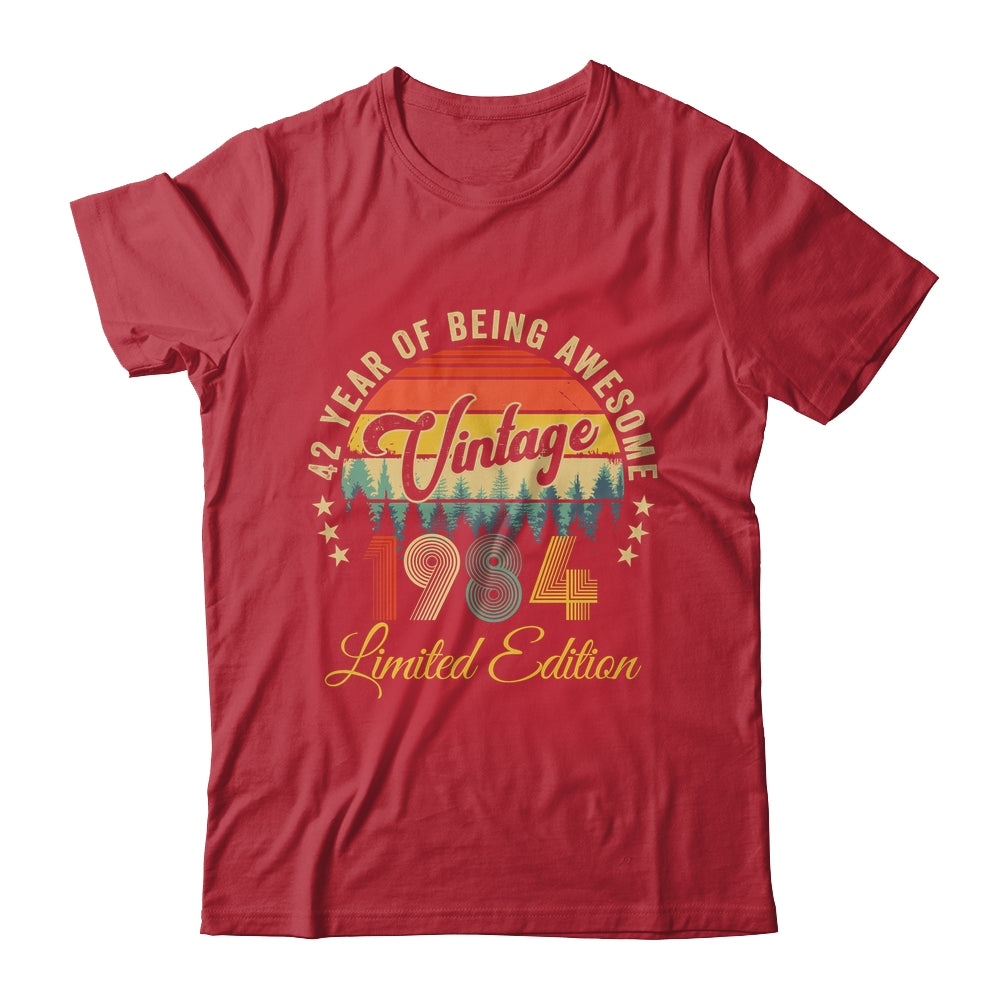 Vintage 1984 Limited Edition 42 Years Old 42nd Birthday Shirt & Hoodie | siriusteestore