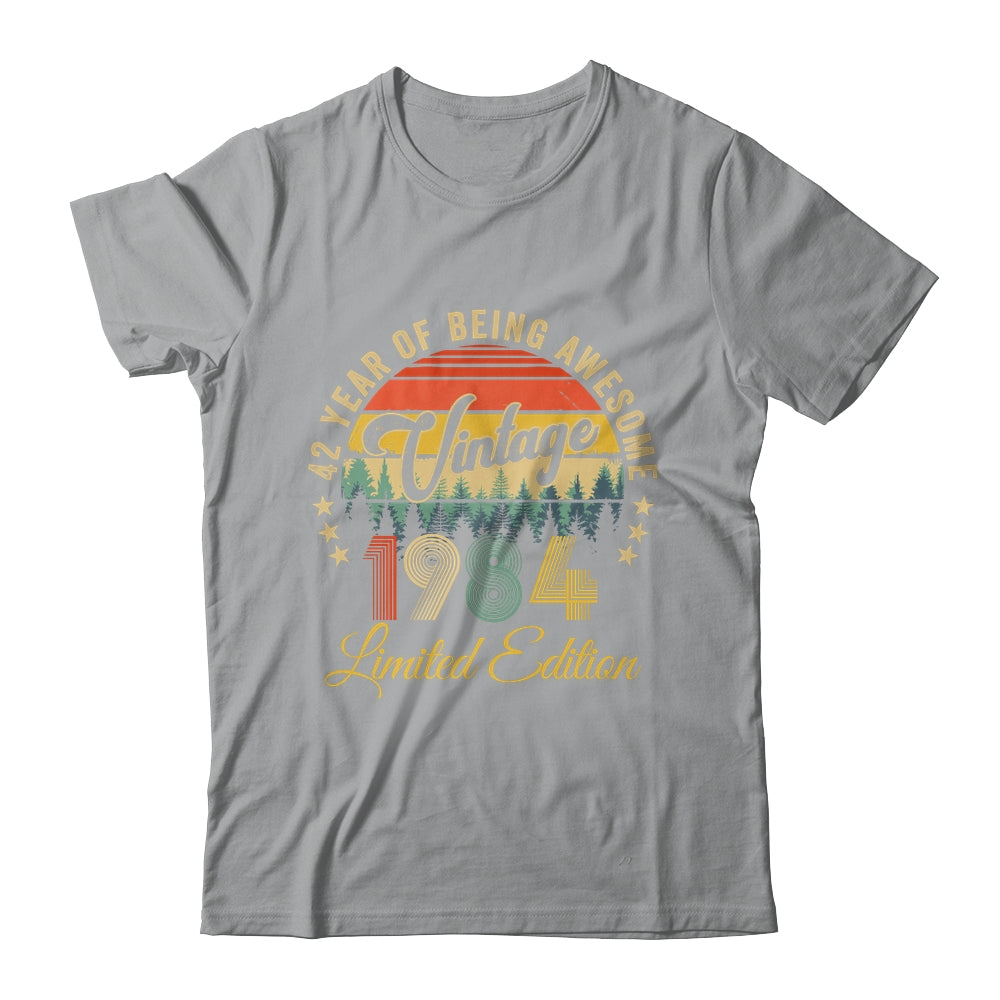 Vintage 1984 Limited Edition 42 Years Old 42nd Birthday Shirt & Hoodie | siriusteestore