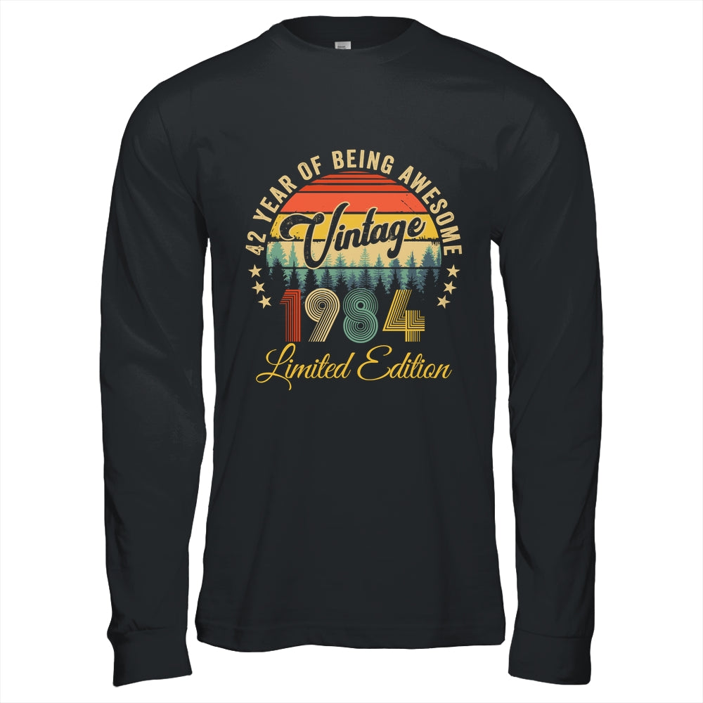 Vintage 1984 Limited Edition 42 Years Old 42nd Birthday Shirt & Hoodie | siriusteestore