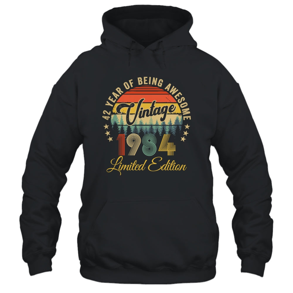 Vintage 1984 Limited Edition 42 Years Old 42nd Birthday Shirt & Hoodie | siriusteestore