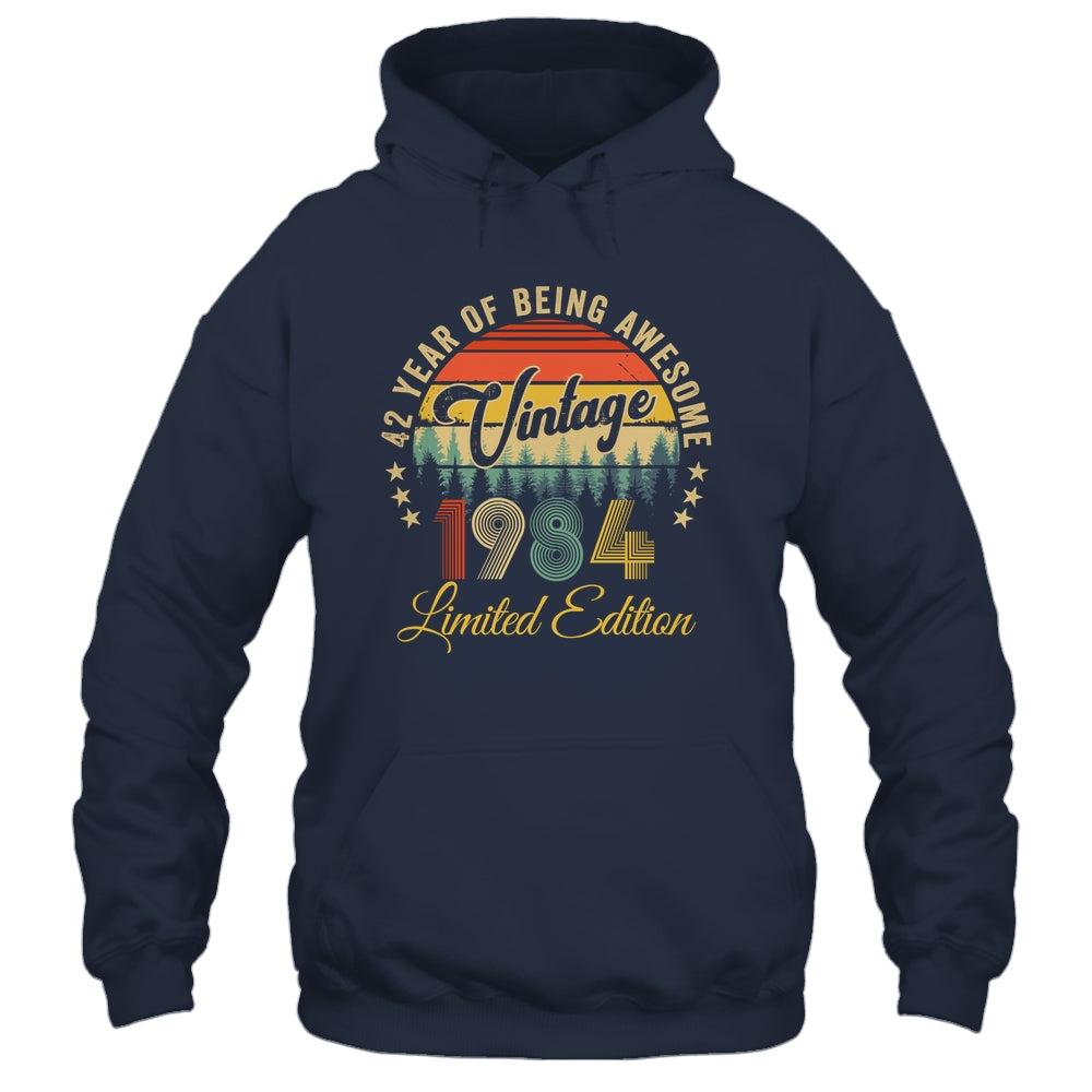 Vintage 1984 Limited Edition 42 Years Old 42nd Birthday Shirt & Hoodie | siriusteestore