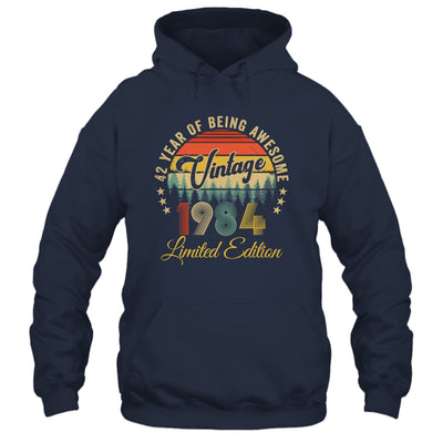 Vintage 1984 Limited Edition 42 Years Old 42nd Birthday Shirt & Hoodie | siriusteestore