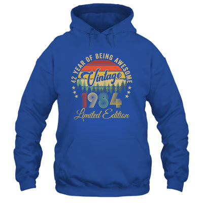 Vintage 1984 Limited Edition 42 Years Old 42nd Birthday Shirt & Hoodie | siriusteestore