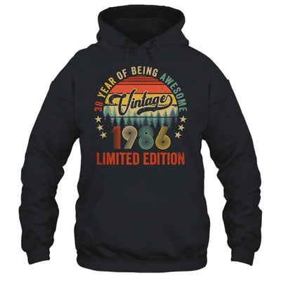 Vintage 1986 Limited Edition 38 Year Old 38th Birthday Shirt & Hoodie | siriusteestore
