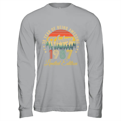 Vintage 1987 Limited Edition 38 Year Old 38th Birthday Shirt & Hoodie | siriusteestore