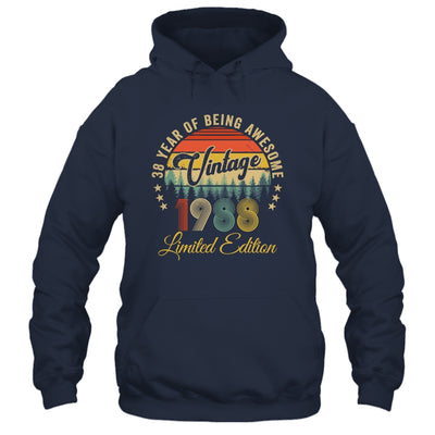 Vintage 1988 Limited Edition 38 Years Old 38th Birthday Shirt & Hoodie | siriusteestore