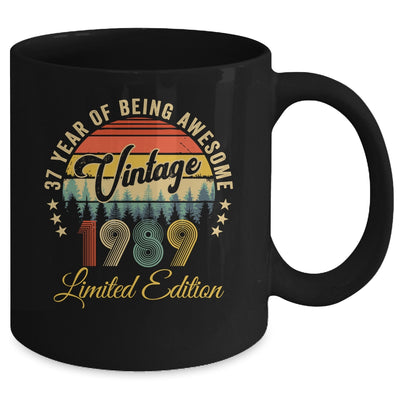 Vintage 1989 Limited Edition 37 Years Old 37th Birthday Mug | siriusteestore