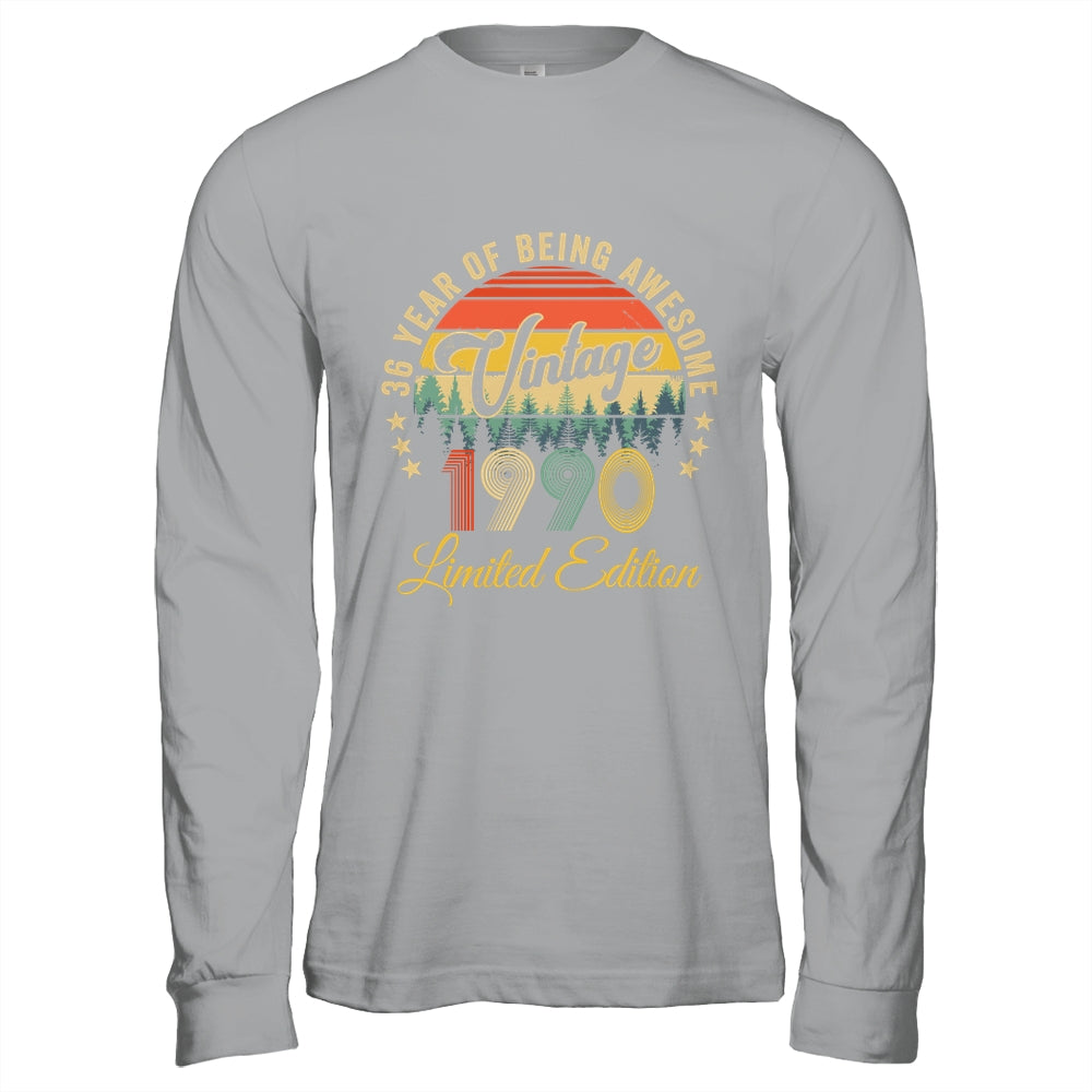 Vintage 1990 Limited Edition 36 Years Old 36th Birthday Shirt & Hoodie | siriusteestore