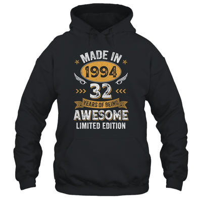 Vintage 1994 32 Years Old Birthday 32nd Birthday Men Women Shirt & Hoodie | siriusteestore