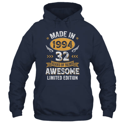 Vintage 1994 32 Years Old Birthday 32nd Birthday Men Women Shirt & Hoodie | siriusteestore