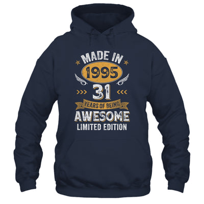 Vintage 1995 31 Years Old Birthday 31st Birthday Men Women Shirt & Hoodie | siriusteestore
