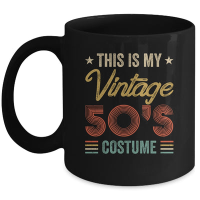 Vintage 50s Costume 50's Outfit 1950s Fashion 50 Theme Party Mug | siriusteestore