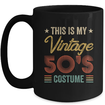 Vintage 50s Costume 50's Outfit 1950s Fashion 50 Theme Party Mug | siriusteestore