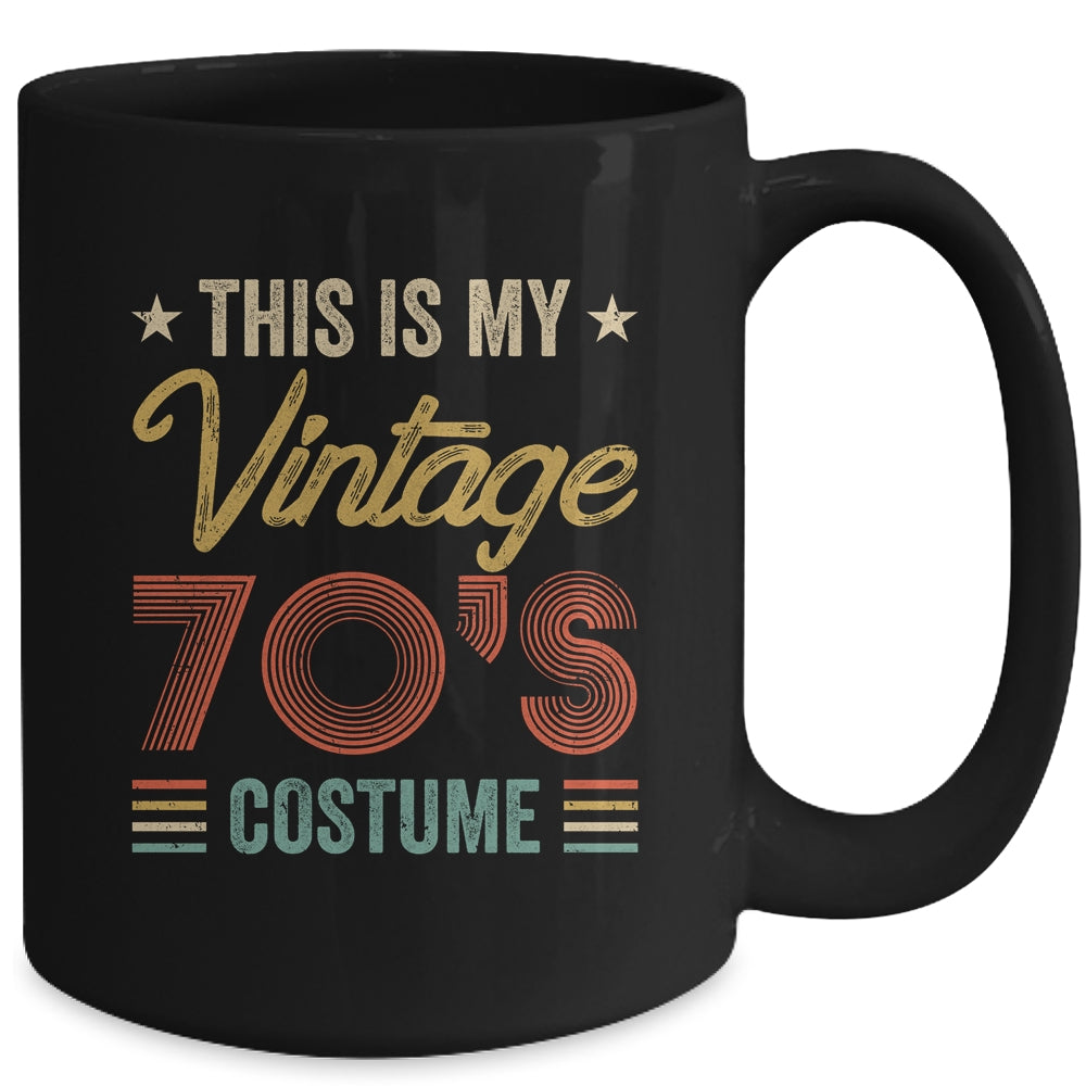 Vintage 70s Costume 70's Outfit 1970s Fashion 70 Theme Party Mug | siriusteestore