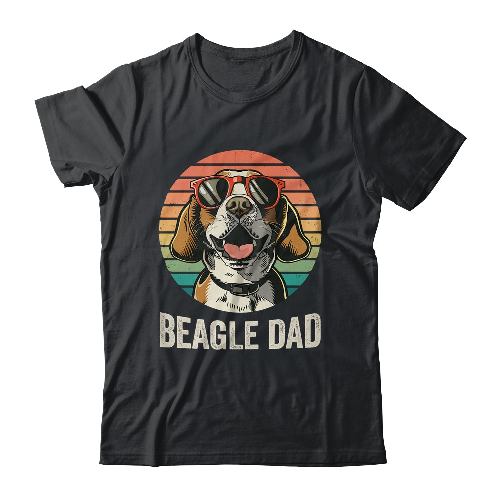 Vintage Beagle Dad For Fathers Day Dog Lover Funny Shirt & Hoodie | siriusteestore
