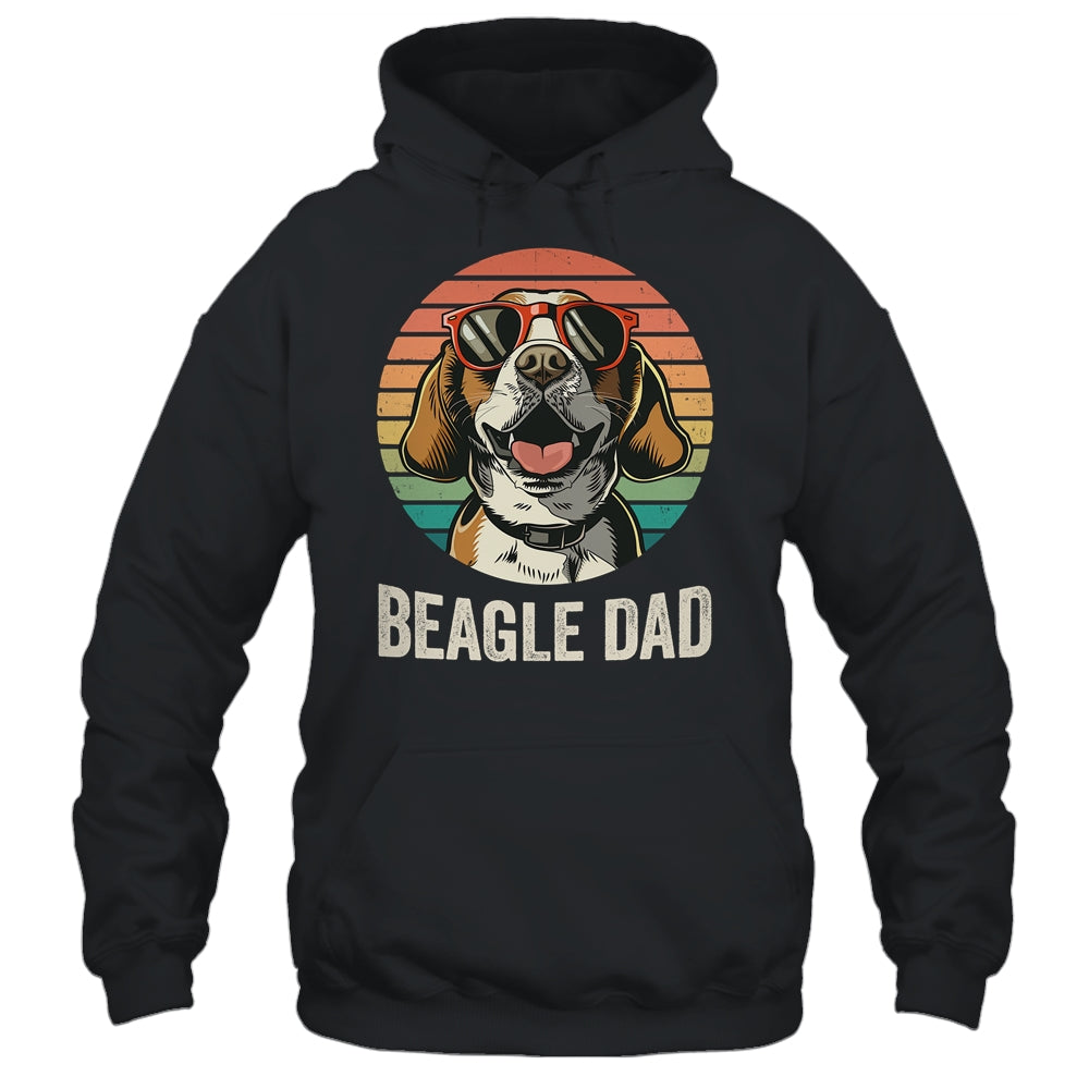 Vintage Beagle Dad For Fathers Day Dog Lover Funny Shirt & Hoodie | siriusteestore
