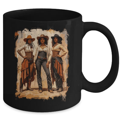 Vintage Black African American Cowgirl Western Women Girl Mug | siriusteestore