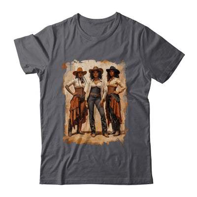 Vintage Black African American Cowgirl Western Women Girl Shirt & Tank Top | siriusteestore